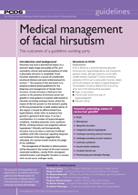 Hirsutism guidelines
